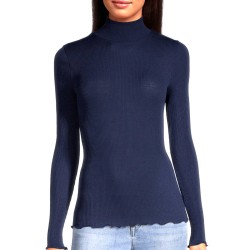 PULL COL ROULE LAINE ET SOIE "ROMA" - OSCALITO