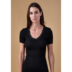 TTOP MANCHES MI-LONGUES "LAINE ET SOIE" - FRALY