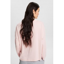 HAUT DE PYJAMA MANCHES LONGUES ROSE - ESPRIT