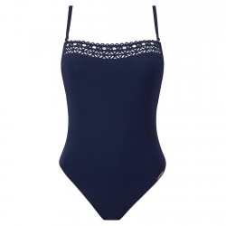 MAILLOT 1 PIECE BUSTIER "AJOURAGE COUTURE" - LISE CHARMEL