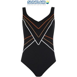 Maillot de bain 1 pièce motif graphique - SUNFLAIR