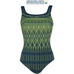 Maillot une pièce vert/noir - Sunflair