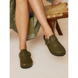 SABOTS EN CUIR À BOUCLE - INDI&COLD