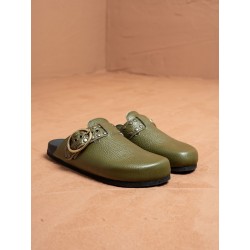 SABOTS EN CUIR À BOUCLE - INDI&COLD