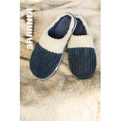 CHAUSSONS BLEU "UOMO-ZA" - BARANDI