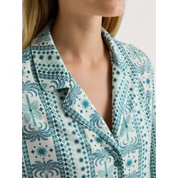 PYJAMA CHEMISE "PALM DREAMS" - CALIDA