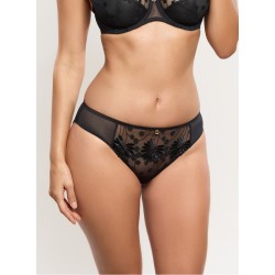 SLIP NOIR "TESS" - EMPREINTE