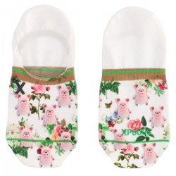 SOQUETTES INVISIBLES "MISS PIGGY" - XPOOOS