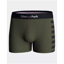 LOT 2 BOXER BLEU MARINE / KAKI - EDEN PARK