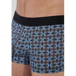 BOXER BLEU/TAUPE "ALOYS" - HOM