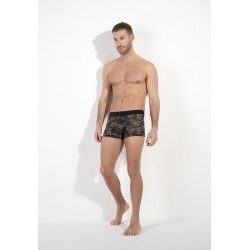 BOXER NOIR "IRATY" - HOM