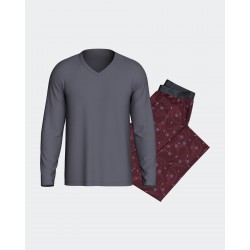 PYJAMA LONG EN COTON LYOCELL HOMME - IMPETUS