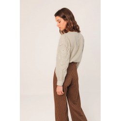 BLOUSE BRODÉE ROMANTIQUE - INDI&COLD