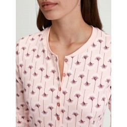 CHEMISE DE NUIT LONGUE "MIDNIGHT FLOWERS" - CALIDA