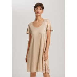 CHEMISE DE NUIT MANCHES COURTES COFFEE - HANRO