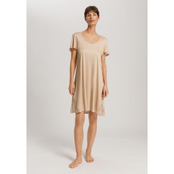 CHEMISE DE NUIT MANCHES COURTES COFFEE - HANRO