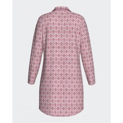 CHEMISE DE NUIT IMPRIMÉE EN COTON MODAL - IMPETUS FEMME