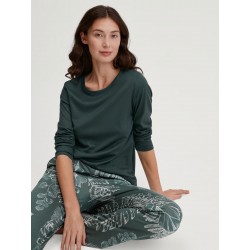 T-SHIRT MANCHES LONGUES "FAVOURITES BOTANIC" - CALIDA