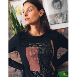 T-SHIRT MANCHES LONGUES "ALBERTO" - JULIE GUERLANDE