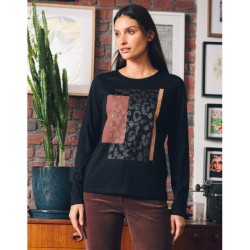 T-SHIRT MANCHES LONGUES "ALBERTO" - JULIE GUERLANDE