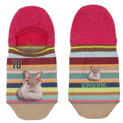 SOQUETTES "LAPIN RAYÉ" - XPOOOS