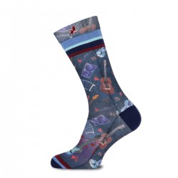 CHAUSSETTES HAUTES "ROCK'N ROLL" - XPOOOS