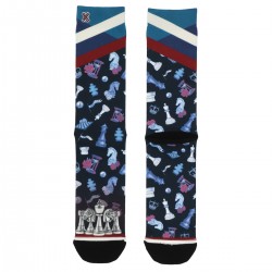 CHAUSSETTES HAUTES "ECHECS" - XPOOOS