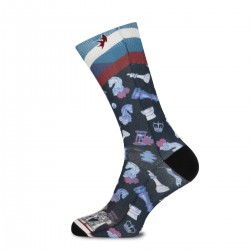 CHAUSSETTES HAUTES "ECHECS" - XPOOOS