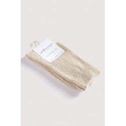 CHAUSSETTES UNIES CACHEMIRE & SOIE - LE BOURGET