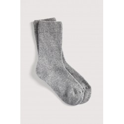 CHAUSSETTES UNIES CACHEMIRE & SOIE - LE BOURGET