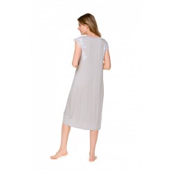 CHEMISE DE NUIT GRIS PERLE - COEMI