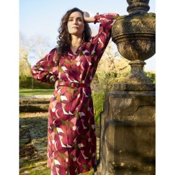 ROBE "FLORA" BOIS DE ROSE - JULIE GUERLANDE