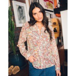 CHEMISIER "NOLAN" ECRU - JULIE GUERLANDE