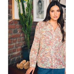 CHEMISIER "NOLAN" ECRU - JULIE GUERLANDE