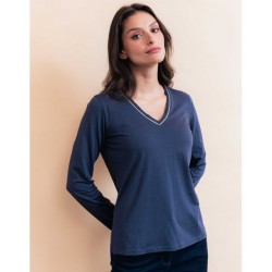 T-SHIRT MANCHES LONGUES "MELISSANDRE" - JULIE GUERLANDE