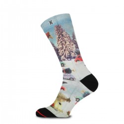 CHAUSSETTES HAUTES MOTIF NOEL - XPOOOS