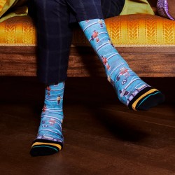 CHAUSSETTES HAUTES MOTIF BABYFOOT - XPOOOS