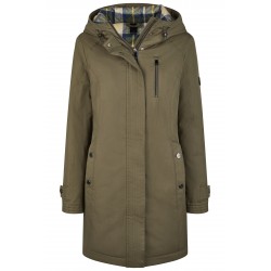 PARKA CAPUCHE VERT KAKI - BARBARA LEBEK