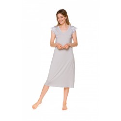 CHEMISE DE NUIT GRIS PERLE - COEMI