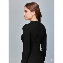 HAUT MANCHES LONGUES DENTELLE - FRALY