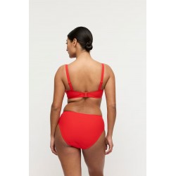 SLIP HAUT DE BAIN ROUGE "ASWAN" - PRIMADONNA