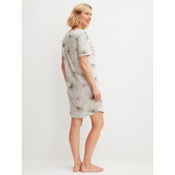 CHEMISE DE NUIT MANCHES COURTES "Leaf Dreams" - CALIDA