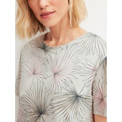 CHEMISE DE NUIT MANCHES COURTES "Leaf Dreams" - CALIDA