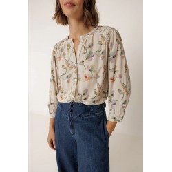 CHEMISE BEIGE DÉTAIL FRONCÉ - INDI&COLD