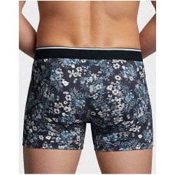 BOXER FLEURI BLEU - EDEN PARK