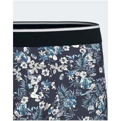 BOXER FLEURI BLEU - EDEN PARK