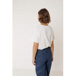 T-SHIRT MANCHES COURTES BLANC - INDI&COLD