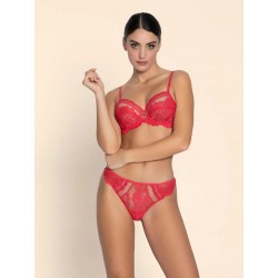 SOUTIEN GORGE GRENAT "ELEGANCE ARTIST" - LISE CHARMEL