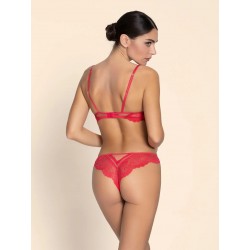 TANGA GRENAT "ELEGANCE ARTIST" - LISE CHARMEL