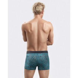 BOXER IMPRIMÉ FLORAL TURQUOISE - IMPETUS